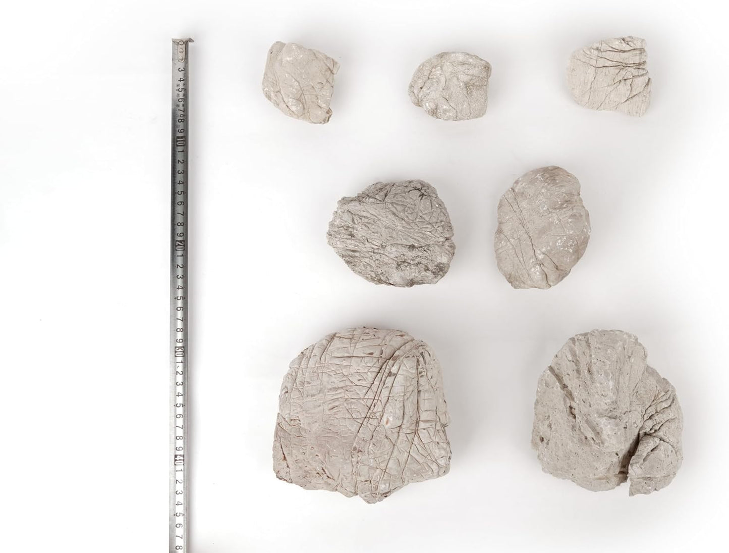 LANDEN Elephant Skin Stone Natural Multi-Texture Rocks Grey(18lbs, 3~9 inches,7pcs) for Aquarium, Paludarium, Terrariums, Landscaping, Decorative of Caves, Waterfalls, Cliffs