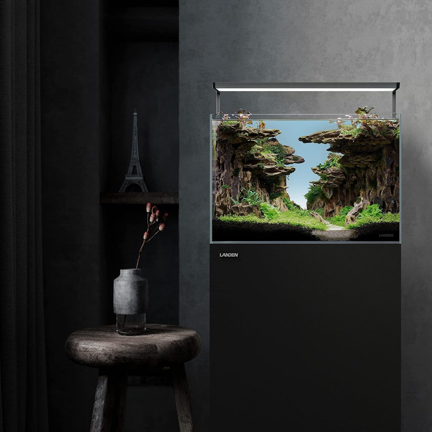 LANDEN Natural Dragon Stones (16lbs, 2~8 inches,7-8pcs) for Aquascaping Terrariums, Paludariums,Vivariums, Reptile and Amphibian Enclosures